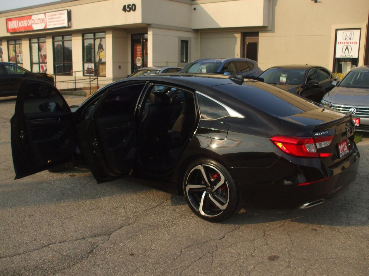 2018 Honda Accord Sport,Certified,Auto,A/C,Tinted,Black on Black,Fog