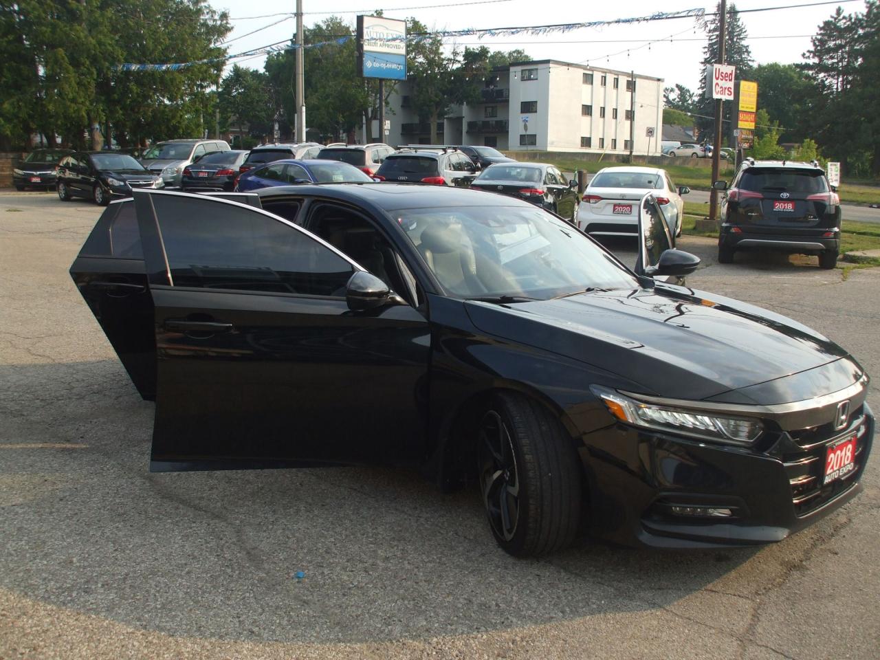2018 Honda Accord Sport,Certified,Auto,A/C,Tinted,Black on Black,Fog