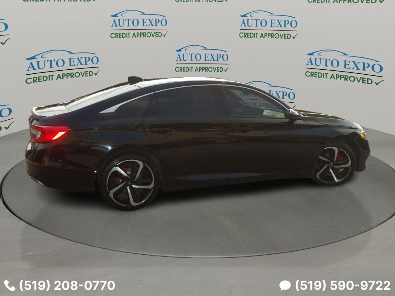 2018 Honda Accord Sport,Certified,Auto,A/C,Tinted,Black on Black,Fog