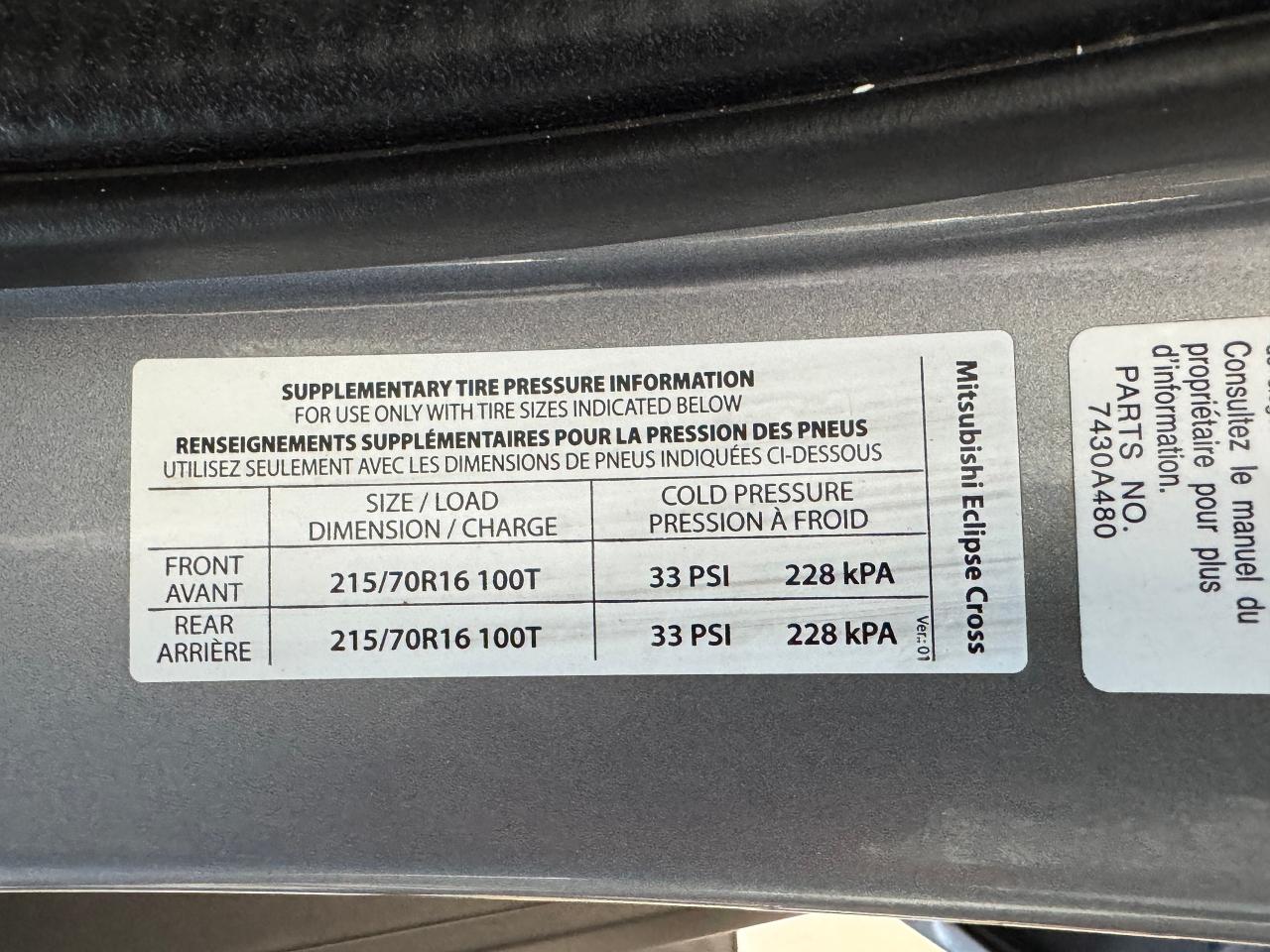 2019 Mitsubishi RVR SE AWD+New Tires+Brakes+BSM+ROOF+CLEAN CARFAX Photo47