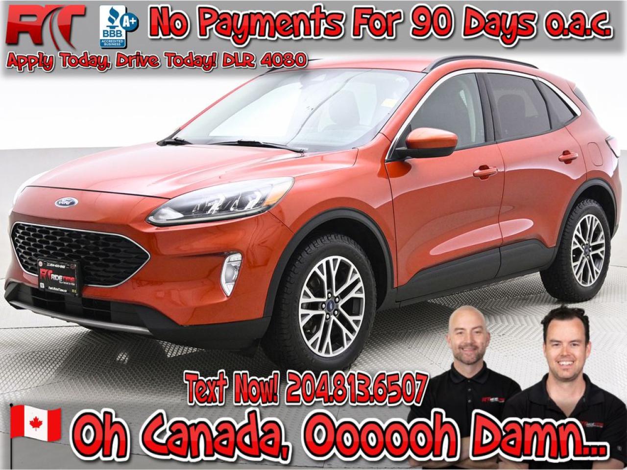 Used 2020 Ford Escape SEL for sale in Winnipeg, MB