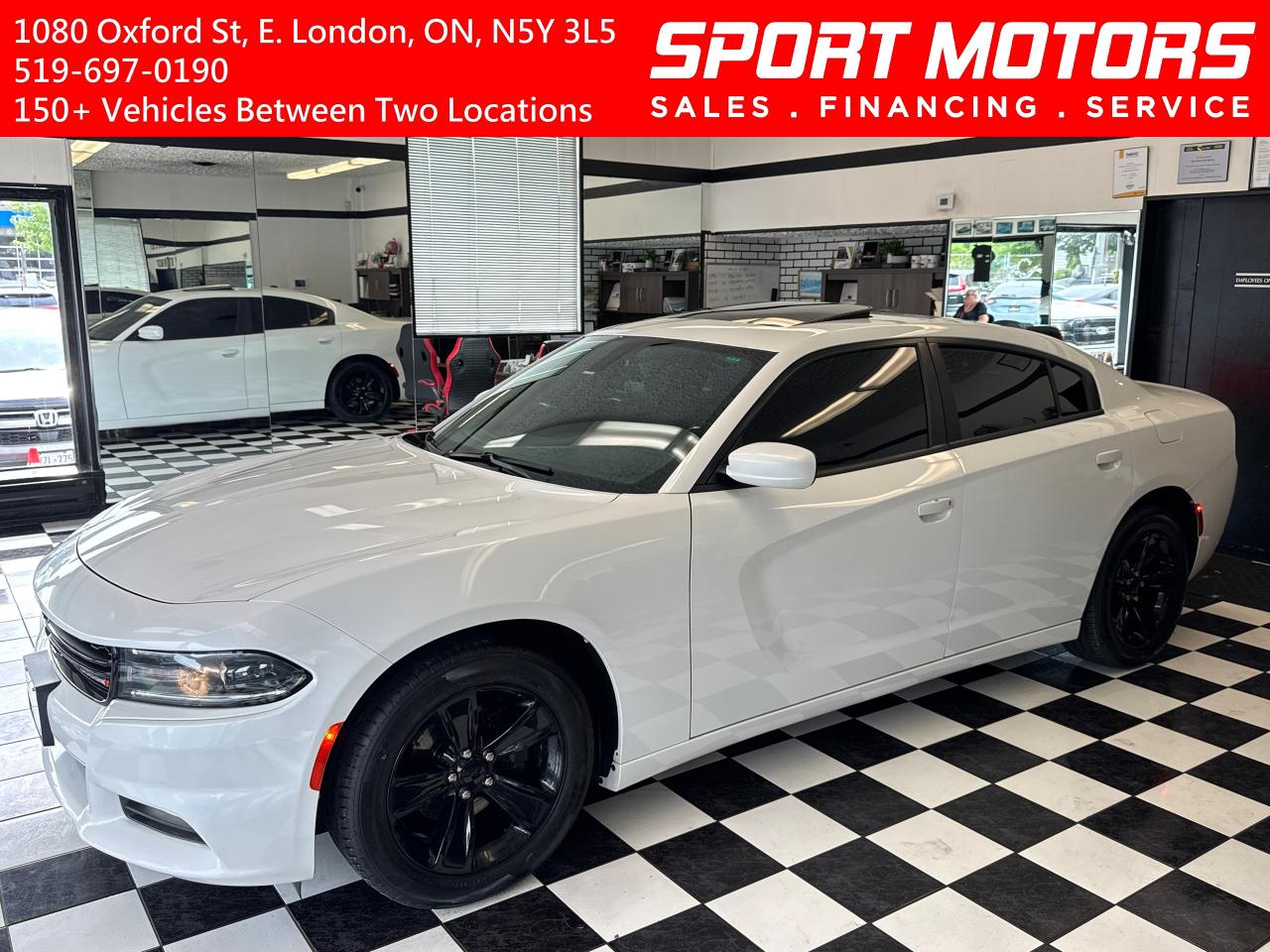 Used 2016 Dodge Charger SXT+New Tires+Roof+GPS+Heated Seats+Tinted for sale in London, ON