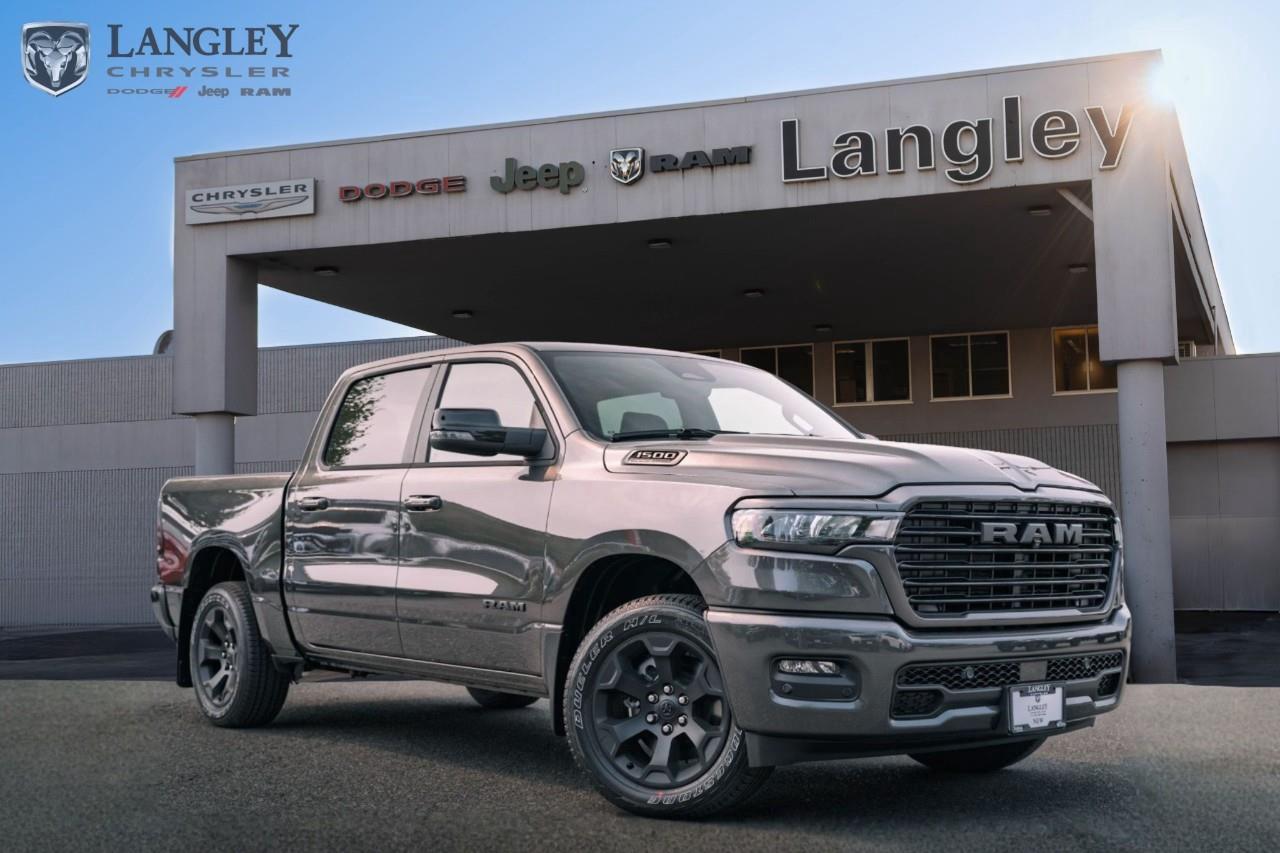 <p><strong>2026 RAM 1500</strong></p> <p>A powerful new generation pickup with advanced performance. </p> <ul><li> <p>Available 3.0L Hurricane I-6 Twin-Turbo engine (up to 540 hp, 521 lb-ft torque). </p> </li><li> <p>Max towing capacity of up to 11,610 lbs. </p> </li><li> <p>Enhanced capability and efficiency. </p> </li><li> <p>Refined interior with cutting-edge technology. </p> </li></ul> <p>Come book a test drive at Langley Chrysler, conveniently located in Langley, British Columbia.</p> <p><strong>Scroll down to see the full list of options and features.</strong></p>*All new vehicle purchases are plus the PDI accessory installs and any price increases provided by the manufacturer. For trucks the accessories will include wheel locks, spray-in liners, and mud flaps. For all other vehicles, wheel locks are standard, other equipment may apply. Confirm with the dealer.

<p>*All prices are net of all manufacturer incentives and/or rebates and are subject to change by the manufacturer without notice. All prices plus applicable taxes, applicable environmental recovery charges, documentation of $599 and full tank of fuel surcharge of $76 if a full tank is chosen.<br />Other items available that are not included in the above price:<br />Tire & Rim Protection and Key fob insurance starting from $599<br />Service contracts (extended warranties) for up to 7 years and 200,000 kms starting from $599<br />Custom vehicle accessory packages, mudflaps and deflectors, tire and rim packages, lift kits, exhaust kits and tonneau covers, canopies and much more that can be added to your payment at time of purchase<br />Undercoating, rust modules, and full protection packages starting from $199<br />Flexible life, disability and critical illness insurances to protect portions of or the entire length of vehicle loan?im?im<br />Financing Fee of $500 when applicable<br />Prices shown are determined using the largest available rebates and incentives and may not qualify for special APR finance offers. See dealer for details. This is a limited time offer.</p>