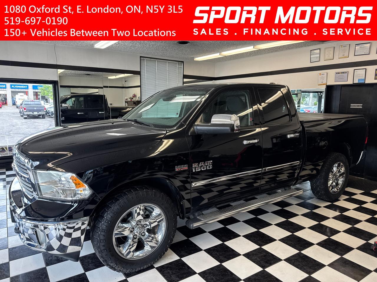 Used 2014 RAM 1500 4x4 5.7L V8 Quad Big Horn+Camera+CLEAN CARFAX for sale in London, ON