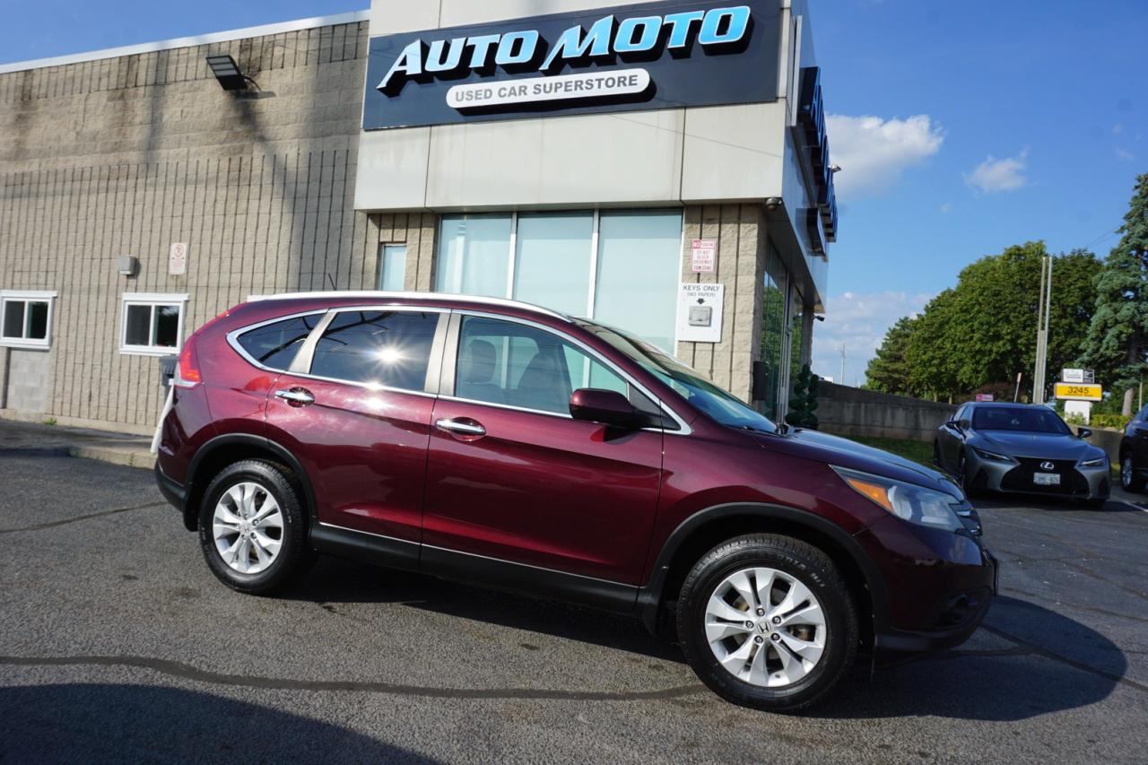 Used 2013 Honda CR-V EX-L AWD w/RES CERTIFIED *HONDA MAINTAIN* CAMERA NAV BLUETOOTH LEATHER HEATED SEATS SUNROOF CRUISE ALLOYS for sale in Burlington, ON