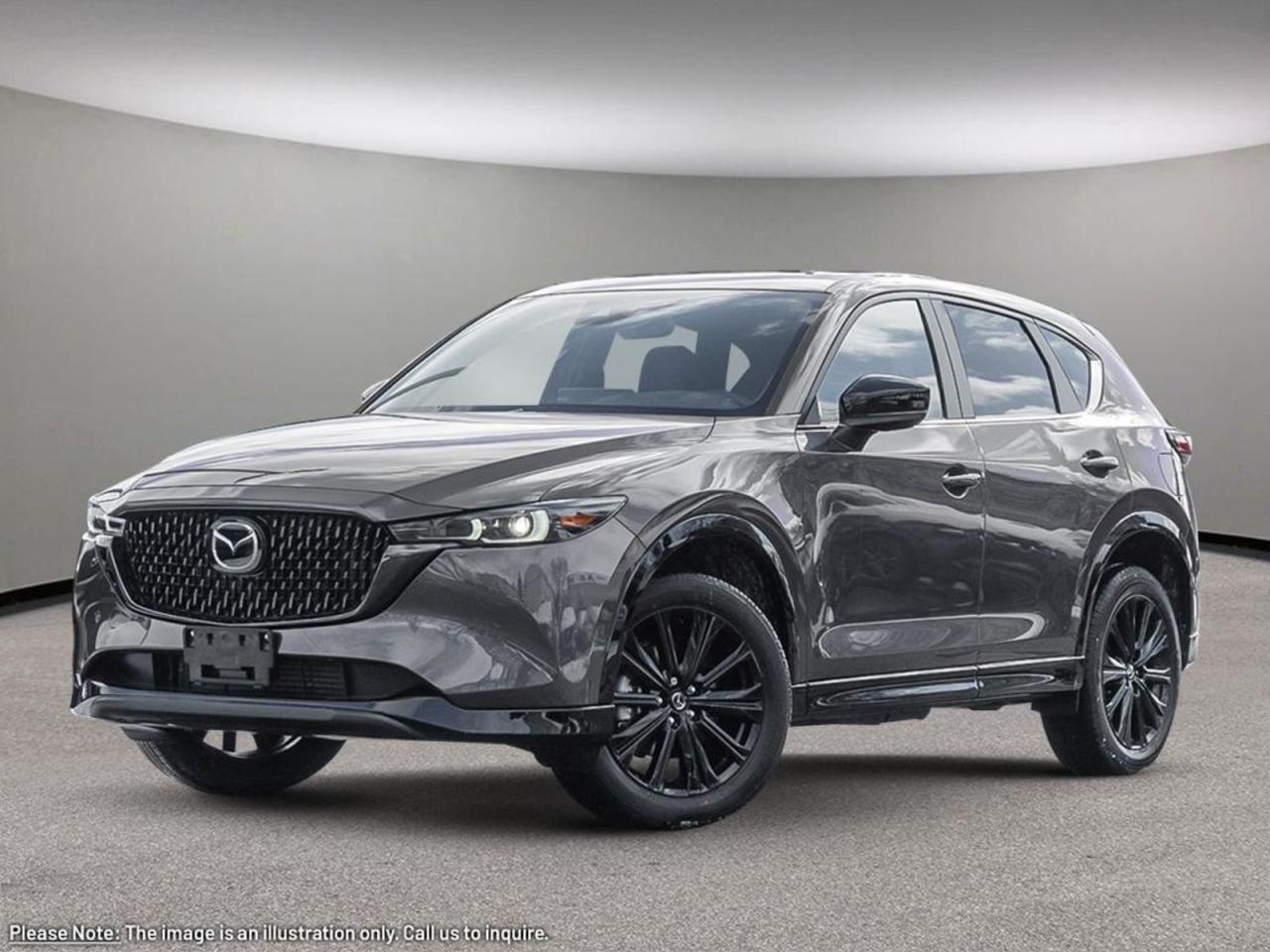 Elevate your driving experience with the pre-owned 2025 Mazda CX-5 Sport Design AWD!This sleek and stylish SUV is packed with features designed to ensure your safety, comfort, and convenience on every journey. From the reliable All-Wheel Drive system to the turbocharged 4-cylinder engine, the CX-5 Sport Design is ready to take on any adventure with confidence.Enjoy the luxury of leather seats, a power sunroof, heated front seats, and a heated steering wheel for a comfortable ride in any weather. Stay connected with Bluetooth connectivity, a premium sound system, and a navigation system that guides you effortlessly to your destination.Safety is a top priority with features like a back-up camera, blind-spot monitor, lane-keeping assist, adaptive cruise control, and automatic high beams to help you navigate the road with ease. Plus, the heads-up display allows you to keep your eyes on the road while staying informed.Dont miss out on the opportunity to drive home in this feature-packed Mazda CX-5 Sport Design AWD. Contact us today to schedule your test drive and experience the luxury and performance this SUV has to offer!Go Mazda is an AMVIC licensed business.Clean CarFax