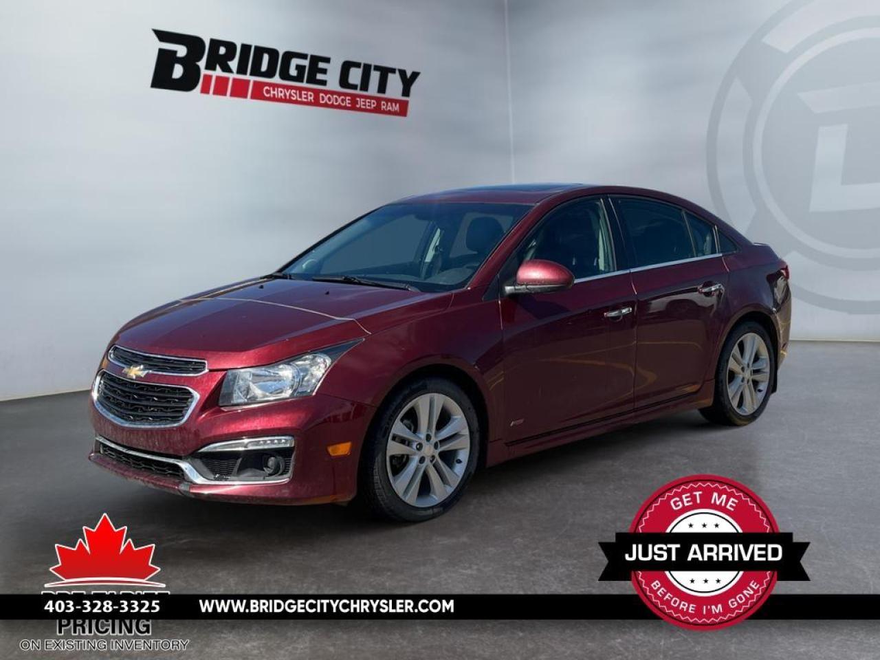 Used 2016 Chevrolet Cruze Limited 2LT Automatic - 1.4L Turbo - RS Pkg - Bose Sound - Backup Camera - Bluetooth - AC - Cruise Control for sale in Lethbridge, AB