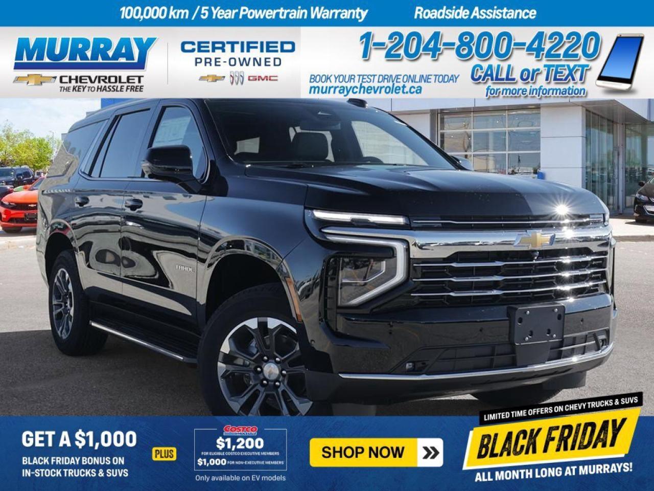 New 2025 Chevrolet Tahoe LT for sale in Winnipeg, MB