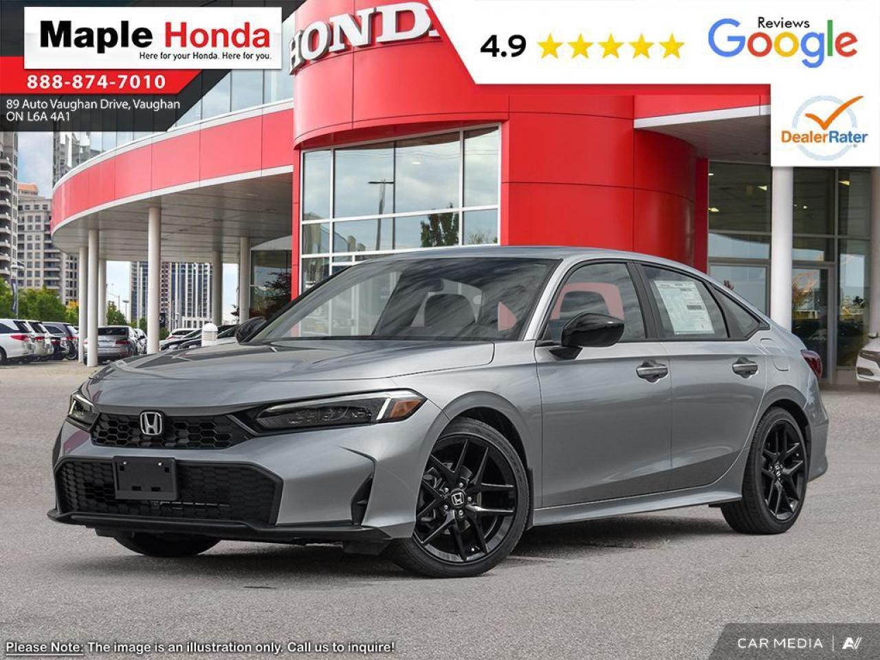New 2026 Honda Civic Sedan CIVIC 4D SPORT CVT for sale in Vaughan, ON