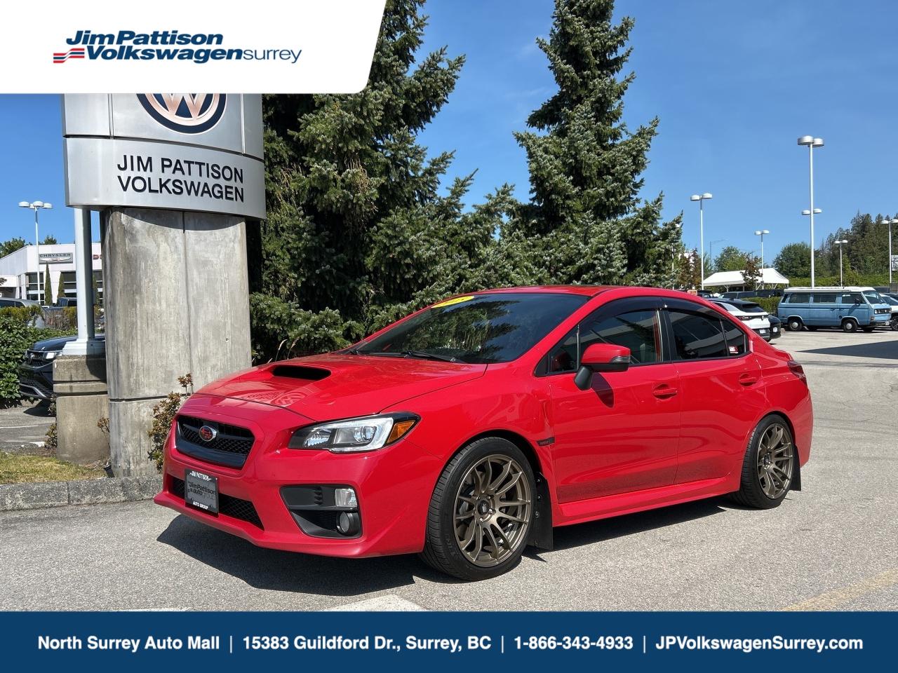 Used 2016 Subaru WRX Manual trans Sport-tech Pkg 2 sets of wheels clean for sale in Surrey, BC