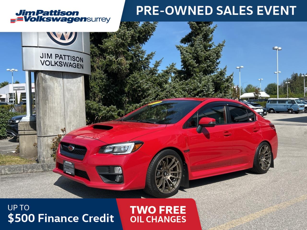 Used 2016 Subaru WRX Manual trans Sport-tech Pkg 2 sets of wheels clean for sale in Surrey, BC