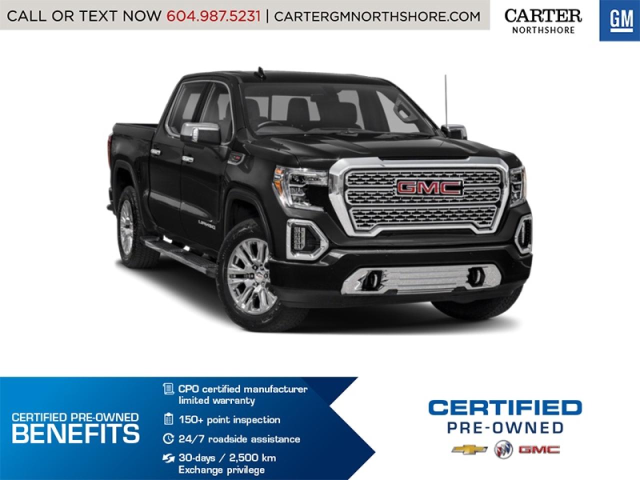 Used 2019 GMC Sierra 1500 DENALI 4WD | Sunroof/Vented Seats/Adpt Cruise Ctrl for sale in North Vancouver, BC