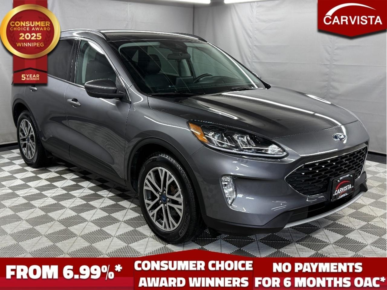 CONSECUTIVE COMSUMER CHOICE AWARD WINNERS FOR OUTSTANDING BUSINESS! LOW DEALER FINANCING RATES*, NO PAYMENTS FOR 6 MONTHS*!   

5 years running, consecutive receivers of the prestigious Consumer Choice Award in 2021, 2022, 2023, 2024 and 2025! Low rate dealer arranged financing available! 
At Carvista we offer a unique buying experience, with no deceiving finance gimmicks and trades are welcome but not required! Carvista is a family operated business that has been in business for over 25 years, and has earned a A+ BBB Accreditation and outstanding consumer accolades. Offering 175 quality pre-owned vehicles, all are certified and Carfax verified, most with remaining factory warranty and a modern facility located on Winnipegs Regent Ave strip. We welcome you to visit us at 1201 Regent Ave W, at Carvista, and drive away in a like new vehicle for less. In many cases we can offer no payments for 6 months! Dont let your trade or credit stop you, we accept any kind, any time. CARVISTA.CA, "Where the deals are".
 Prices and payments exclude GST OR PST Carvista Inc. 
Dealer Permit # 1211, Category: Used Vehicle 
Please verify all ad details with a Carvista sales person, vehicle may not be exactly as shown.