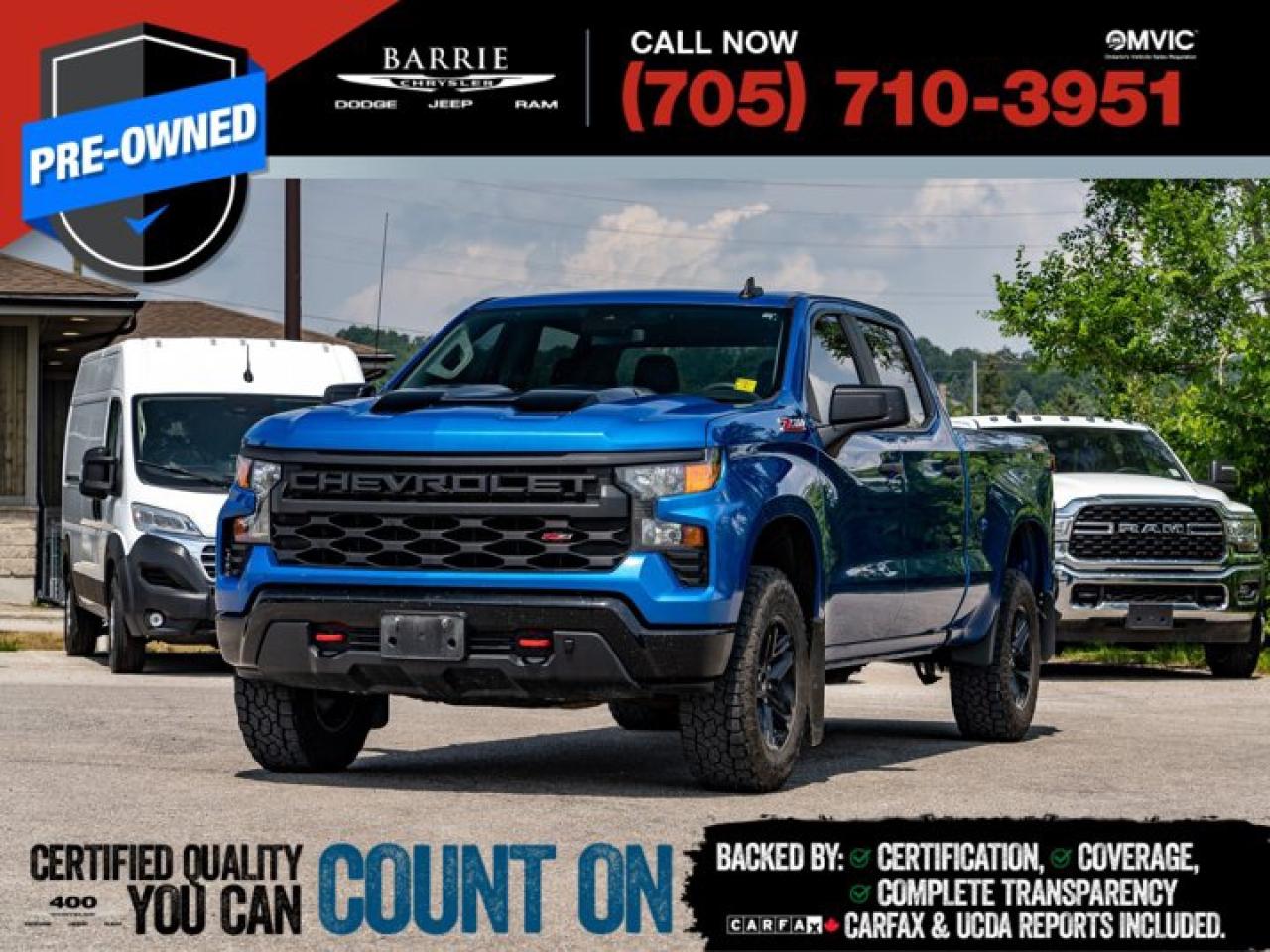 Used 2022 Chevrolet Silverado 1500 Custom Trail Boss for sale in Barrie, ON