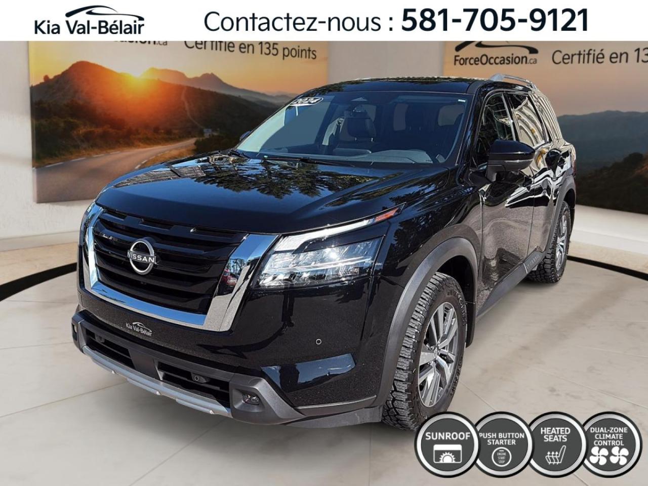 Used 2024 Nissan Pathfinder SL *4X4 *V6 *284HP *TOIT *CUIR *CAMERA 360° *BI-ZONE *7PASSAGERS for sale in Québec, QC