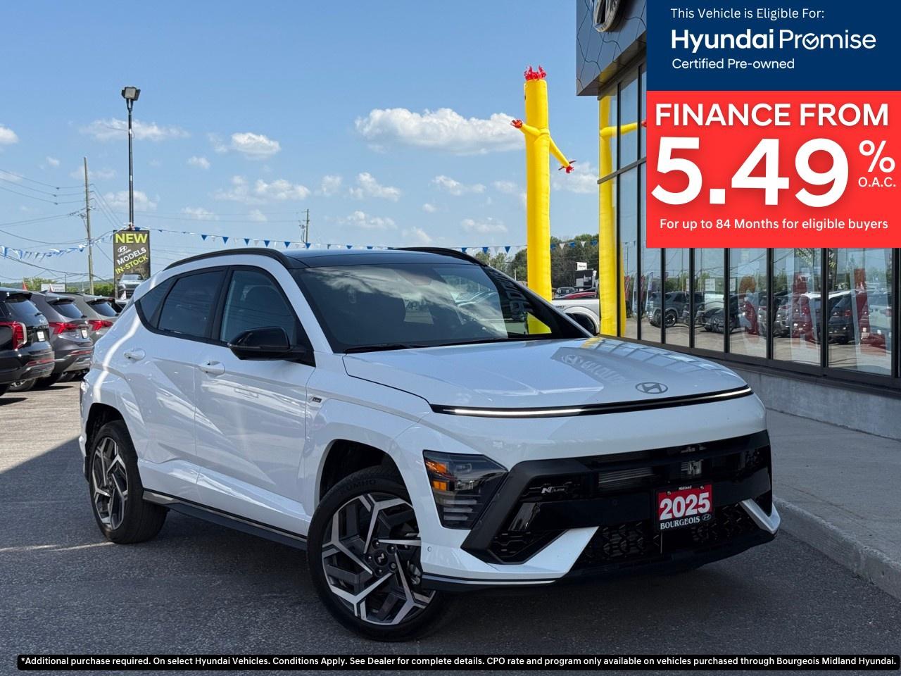Used 2025 Hyundai KONA 1.6T N Line Ultimate AWD for sale in Midland, ON