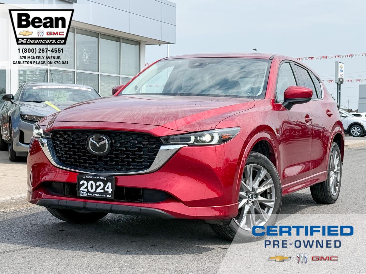 Used 2024 Mazda CX-5 2.5L 4CYL GT AWD, HEATED/VENTILATED FRONT LEATHER SEATS, MEMORY DRIVER SEAT, HEATED LEATHER WRAPPED STEERING WHEEL for sale in Carleton Place, ON