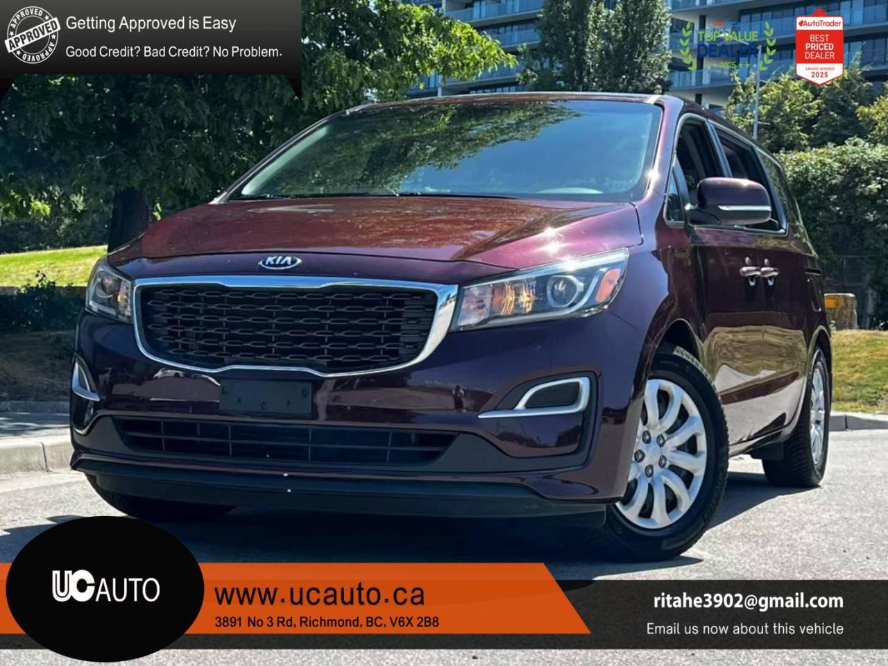 Used 2019 Kia Sedona AUTO/ NO ACCIDENT/ BC LOCAL/ APPLE CARPLAY for sale in Richmond, BC
