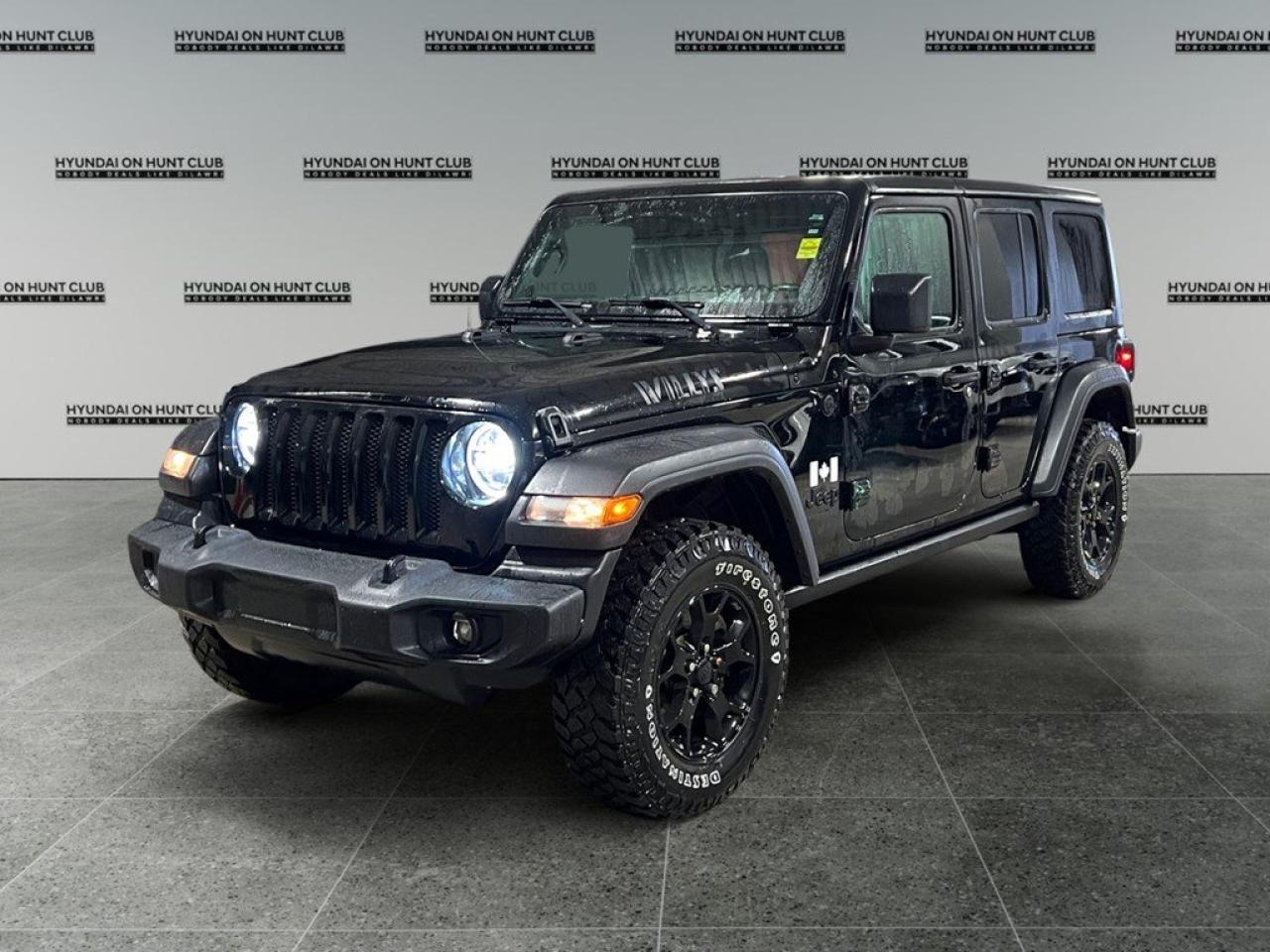 Used 2020 Jeep Wrangler Unlimited Black and Tan 4x4 for sale in Nepean, ON