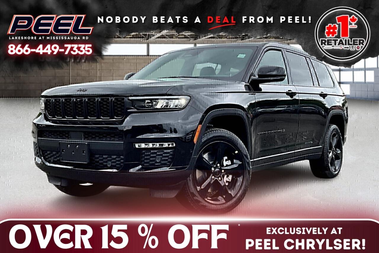 New 2025 Jeep Grand Cherokee L LIMITED | Black App Pkg | Pano Roof | 7-seater for sale in Mississauga, ON