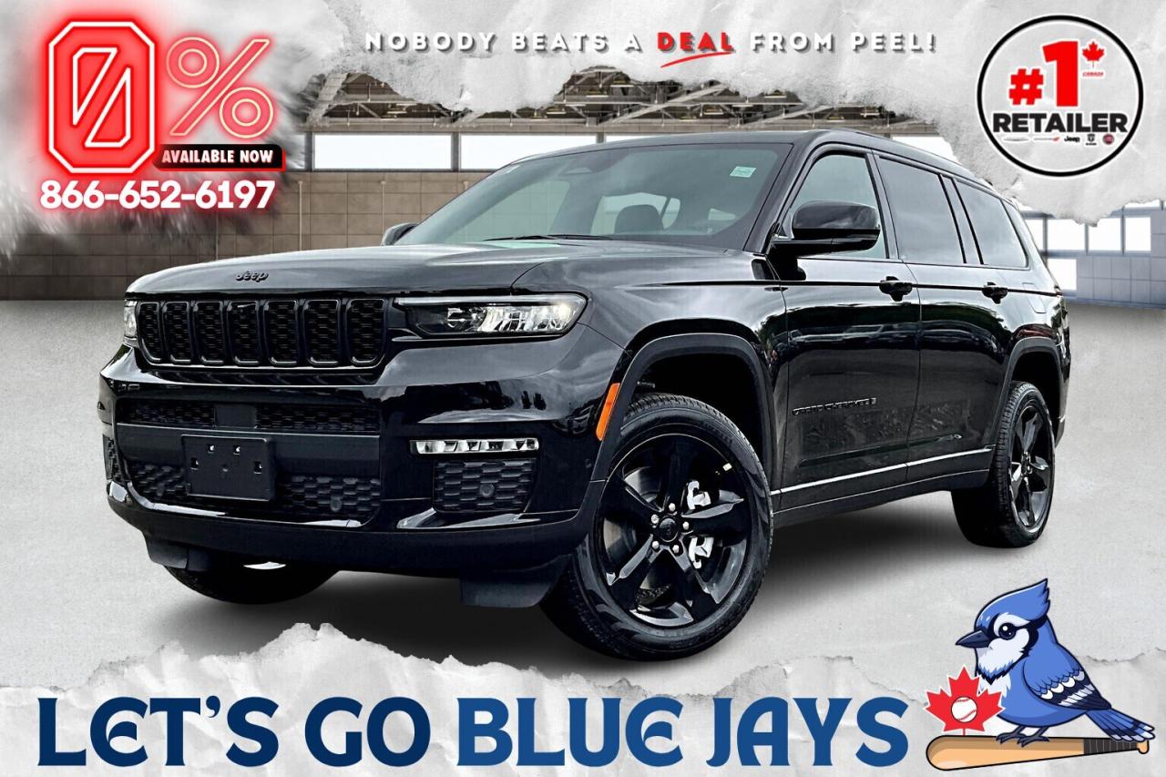 New 2025 Jeep Grand Cherokee L LIMITED | Black App Pkg | Pano Roof | LuxTech 2 for sale in Mississauga, ON