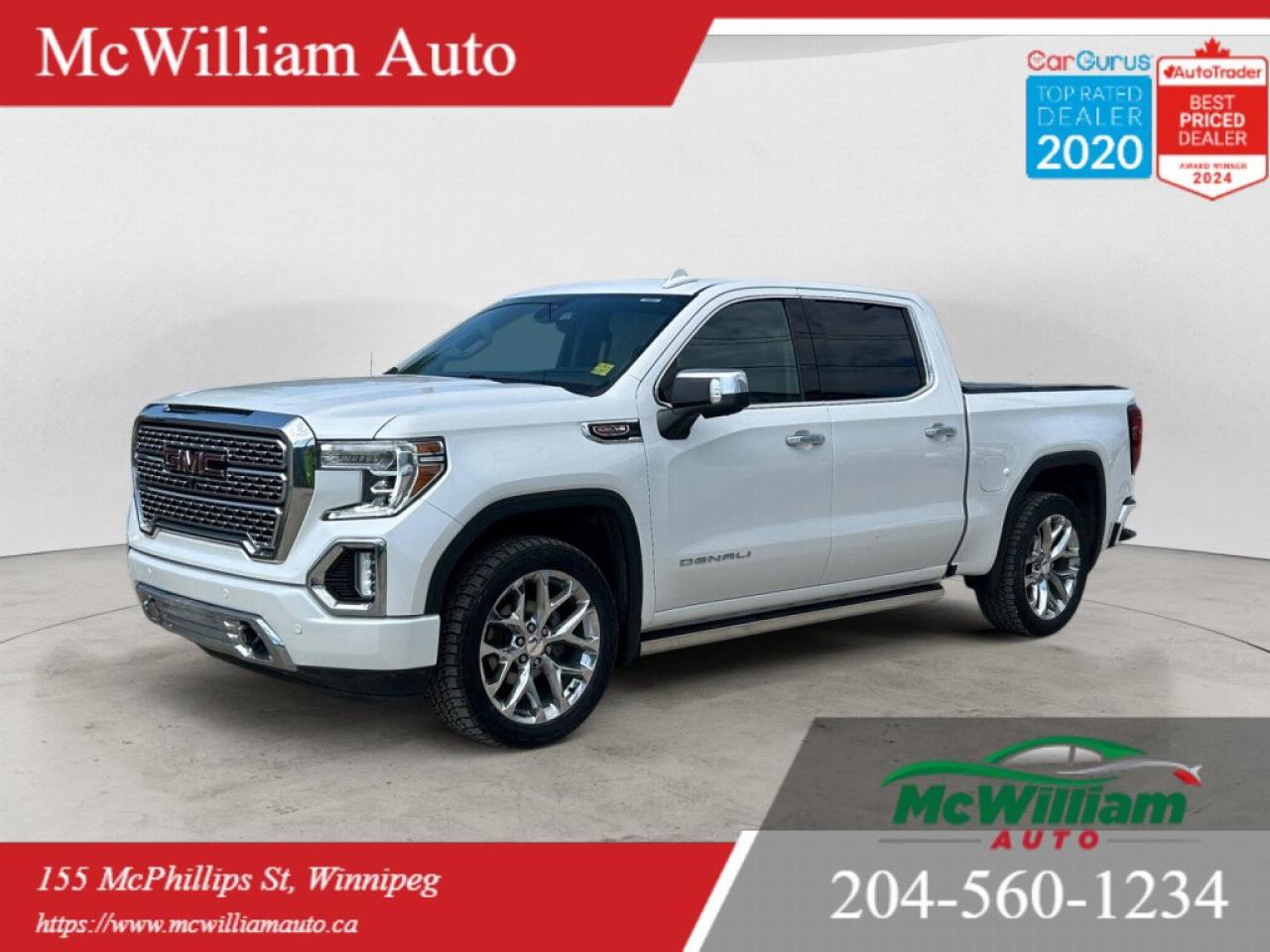 Used 2021 GMC Sierra 1500 Denali 4x4 Crew Cab |HEADS UP DISPLAY|APPLE CARPLAY|A/C SEATS| for sale in Winnipeg, MB
