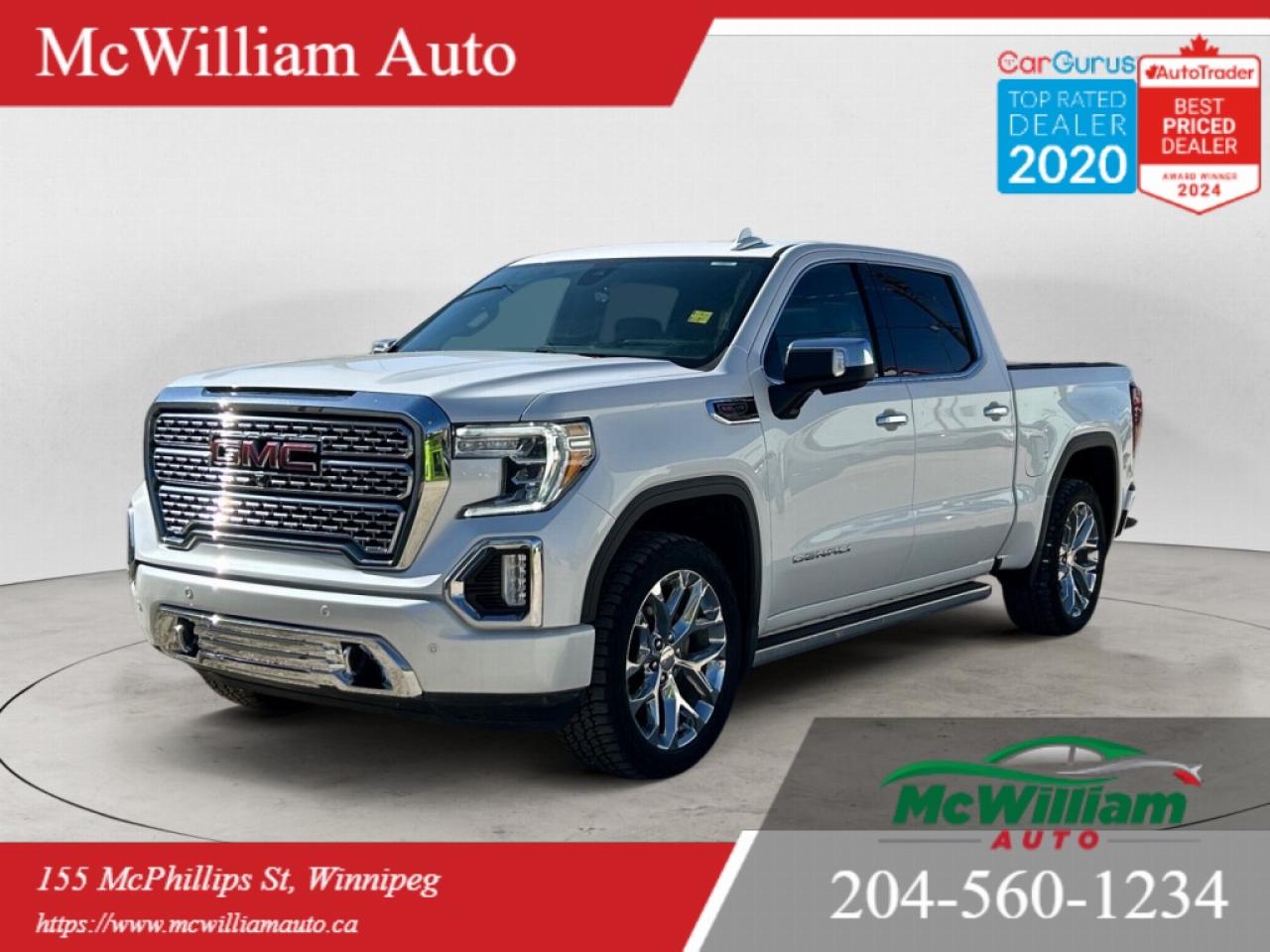 Used 2021 GMC Sierra 1500 Denali Crew Cab | HEADS UP DISPLAY | APPLE CARPLAY | Multi Pro Tailgate| for sale in Winnipeg, MB
