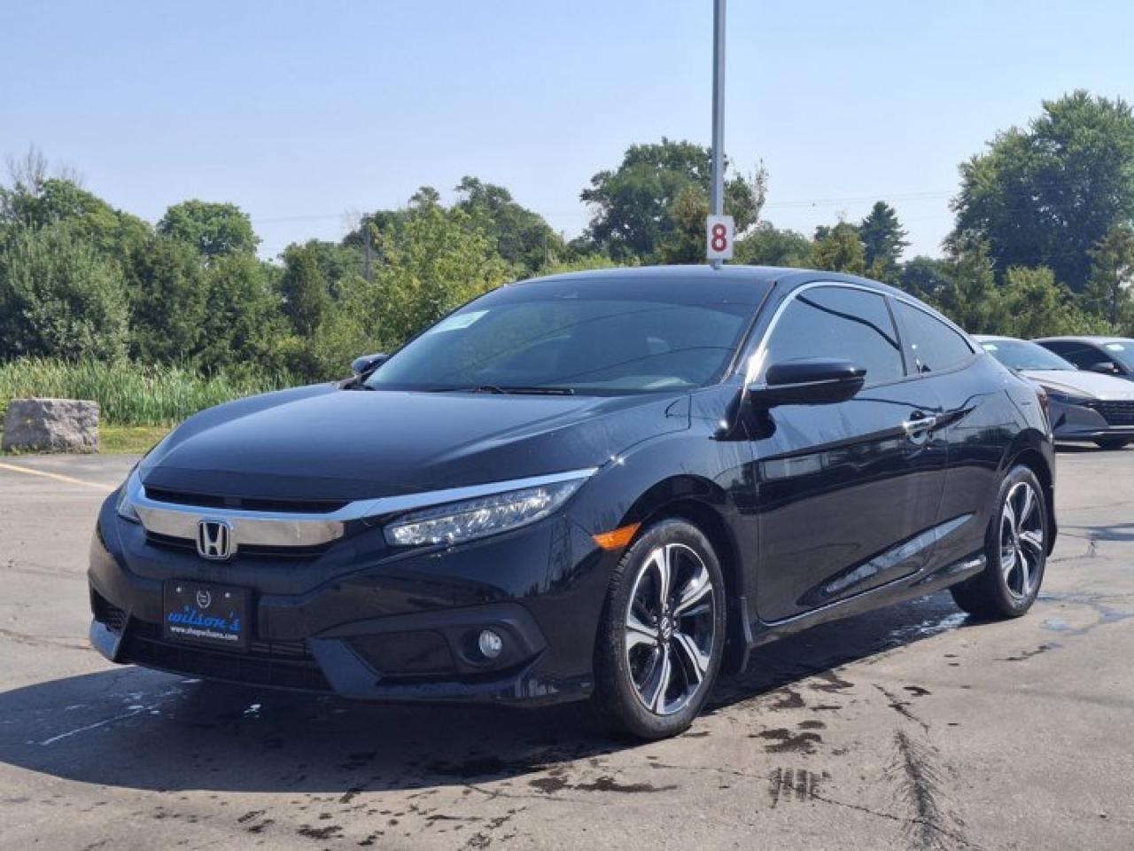 Used 2017 Honda Civic COUPE Touring | Leather | Sunroof | Nav | Heated Seats | CarPlay + Android | Power Seat | Rear Camera | for sale in Guelph, ON
