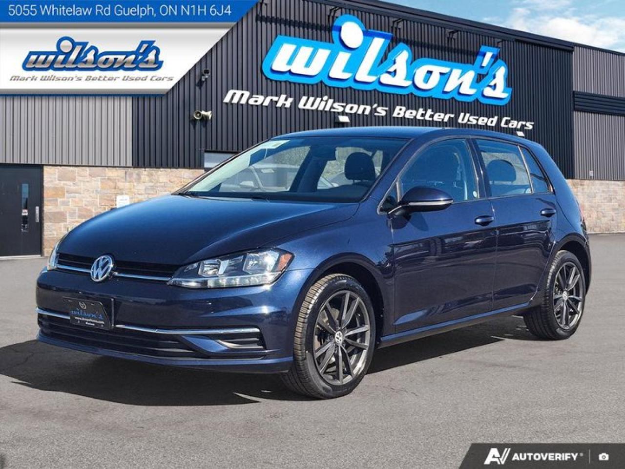 Used 2019 Volkswagen Golf Comfortline | Auto | Heated Seats | Alloys | Reverse Cam | Bluetooth | and More ! for sale in Guelph, ON