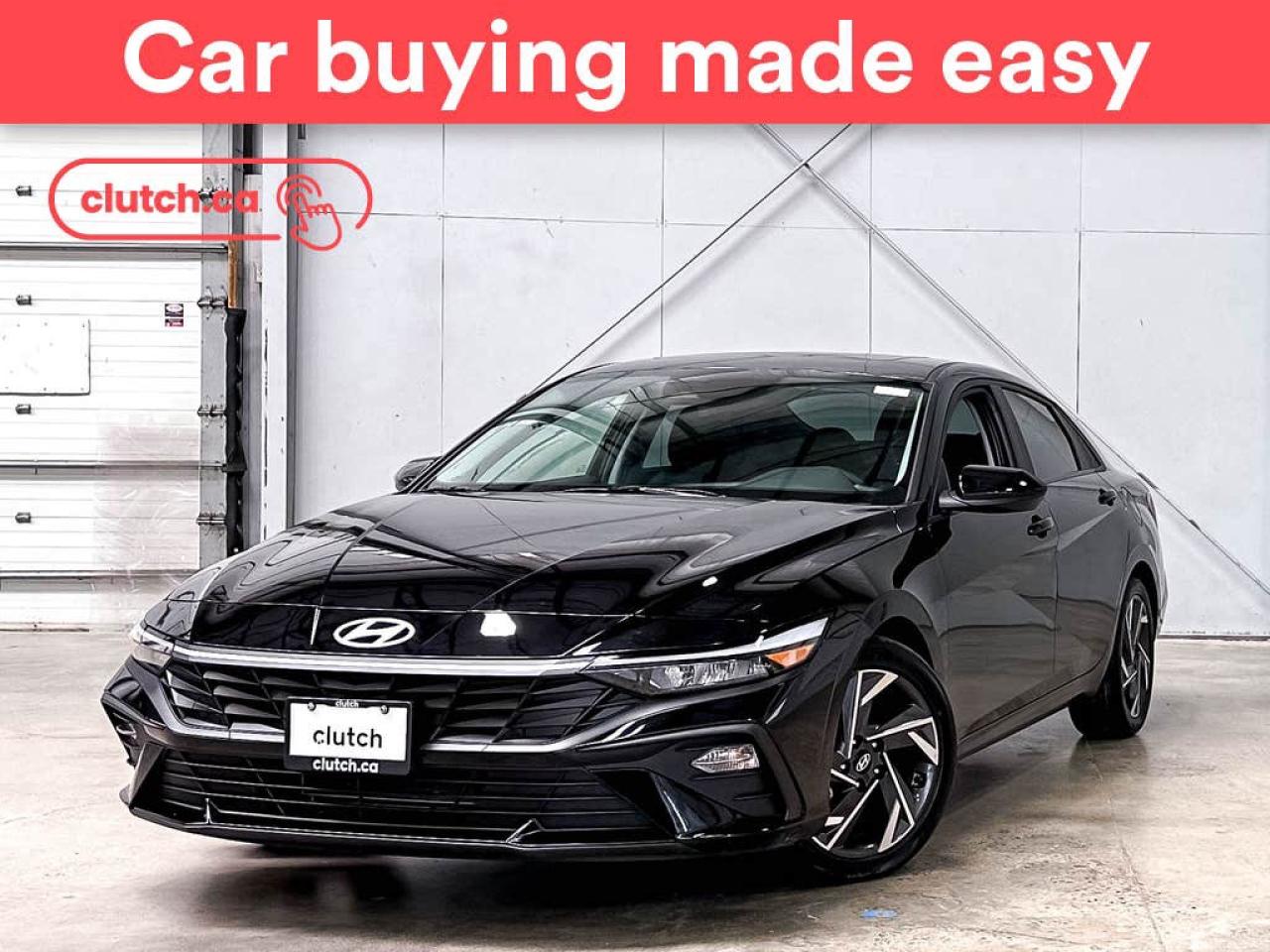 Used 2024 Hyundai Elantra Preferred w/ Tech. Pkg. w/ Apple CarPlay, Heated Front Seats, Rearview Cam for sale in Toronto, ON