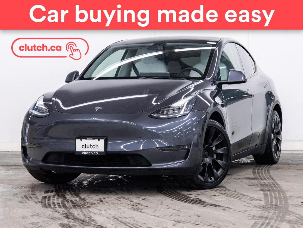 Used 2021 Tesla Model Y Long Range w/ Front Heated Seats, Wireless Charging, Rearview Cam for sale in Toronto, ON