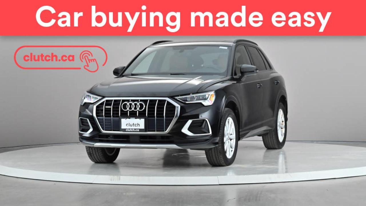 Used 2020 Audi Q3 45 Komfort AWD w/ Apple CarPlay, Heated Front Seats, Rearview Cam for sale in Toronto, ON