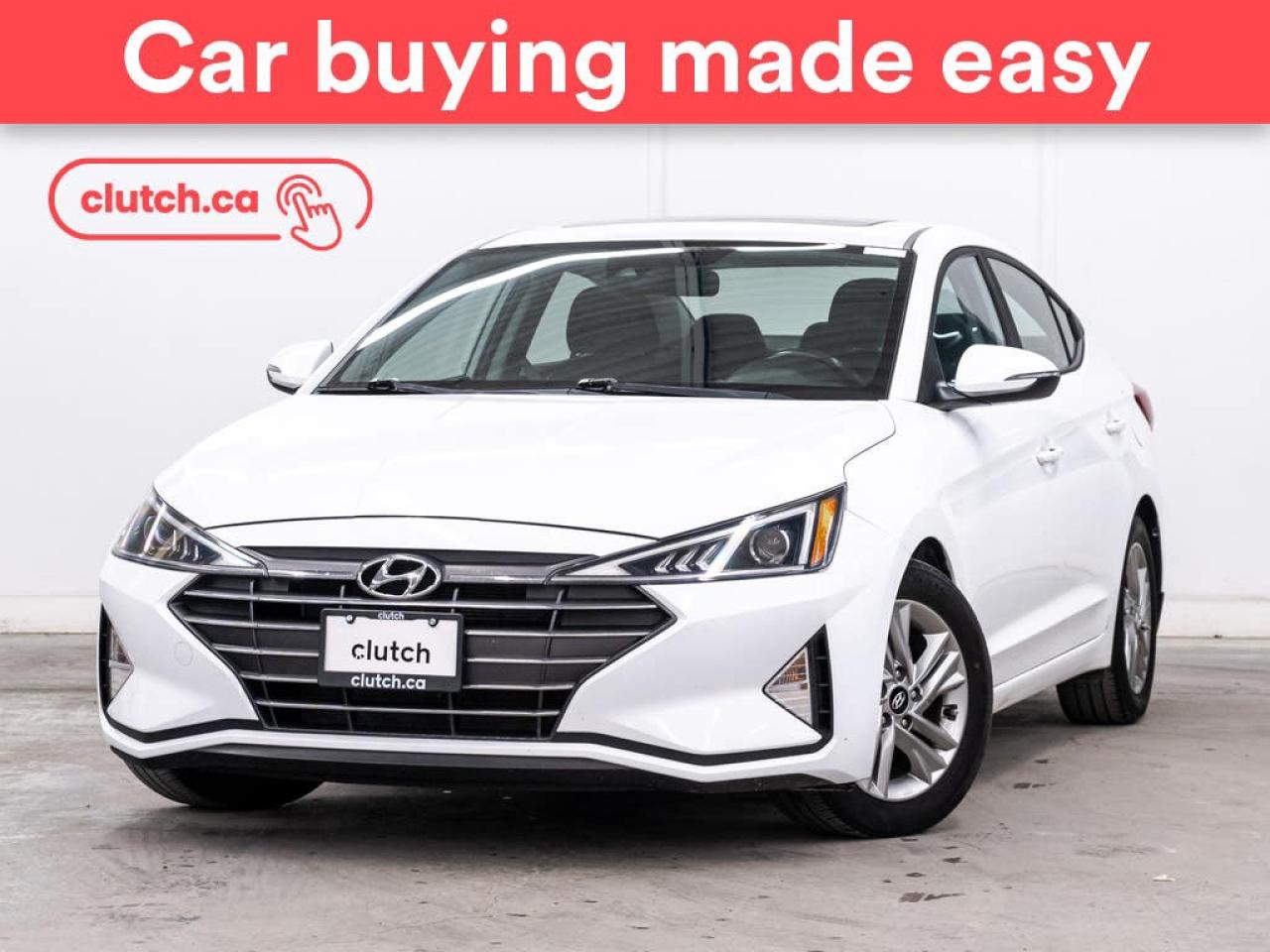 Used 2020 Hyundai Elantra Preferred w/ Sun & Safety Pkg w/ Apple CarPlay & Android Auto, Power Moonroof, Heated Steering Wheel for sale in Toronto, ON