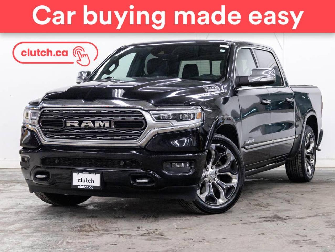 Used 2019 RAM 1500 Limited Crew Cab 4X4 w/ Apple CarPlay & Android Auto, Panoramic Moonroof, Heated Steering Wheel for sale in Toronto, ON