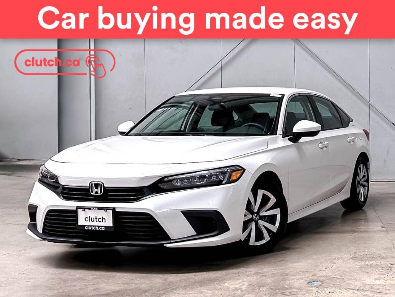 Used 2022 Honda Civic LX w/ Apple CarPlay, Heated Front Seats, Rearview Cam for sale in Toronto, ON