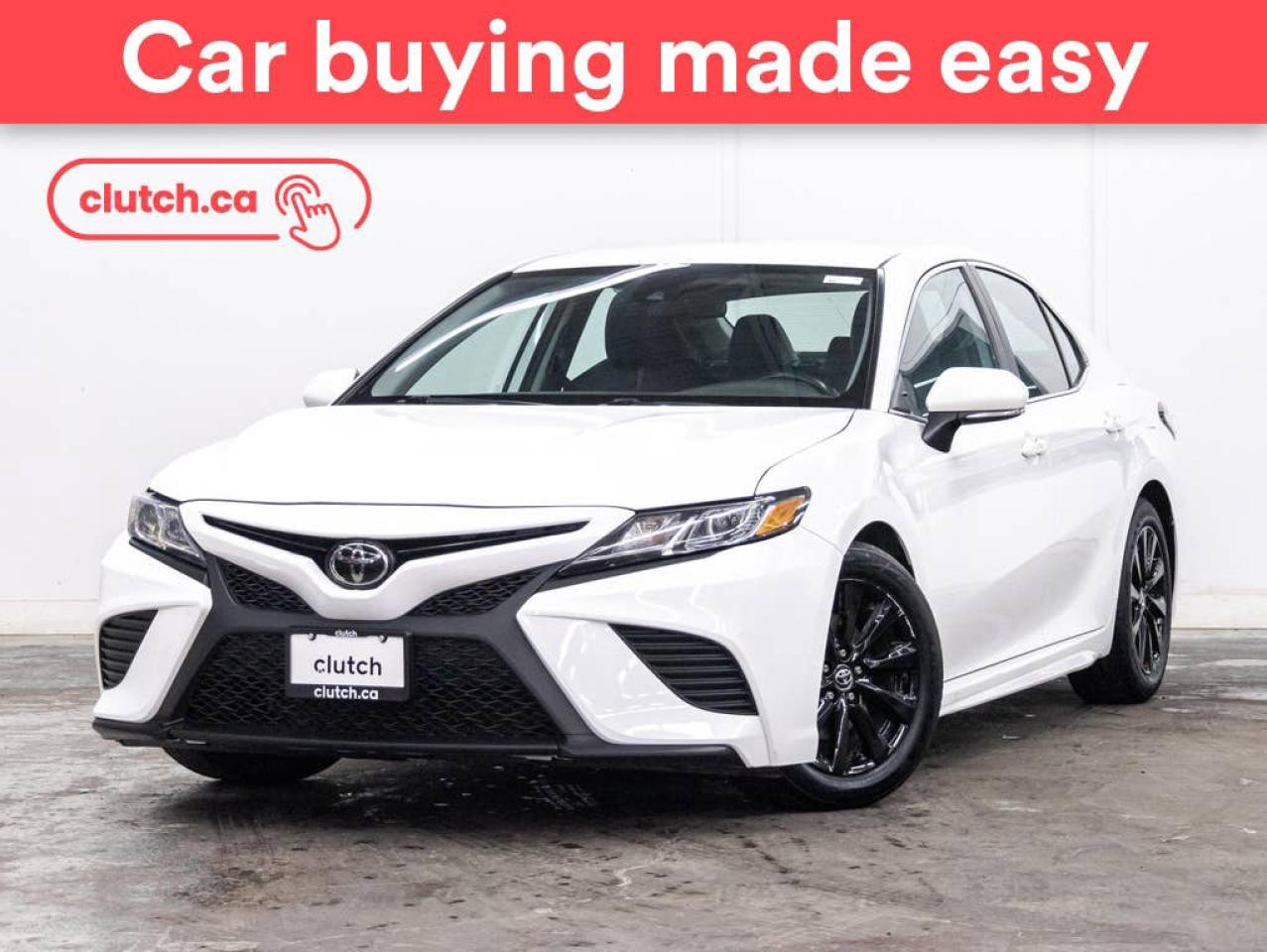 Used 2020 Toyota Camry SE w/ Apple CarPlay & Android Auto, Heated Front Seats, Rearview Cam for sale in Toronto, ON