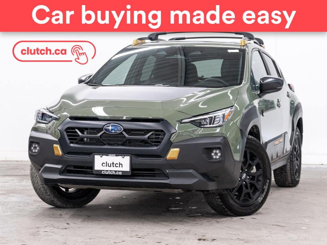 Used 2024 Subaru XV Crosstrek Wilderness AWD w/ Apple CarPlay & Android Auto, Wireless Charging, Power Moonroof for sale in Toronto, ON