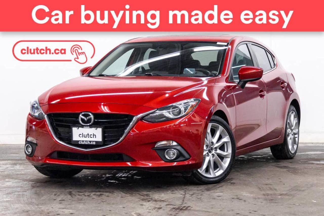 Used 2015 Mazda MAZDA3 Sport GT w/ Front Heated Seats, Cruise Control, Rearview Cam for sale in Toronto, ON
