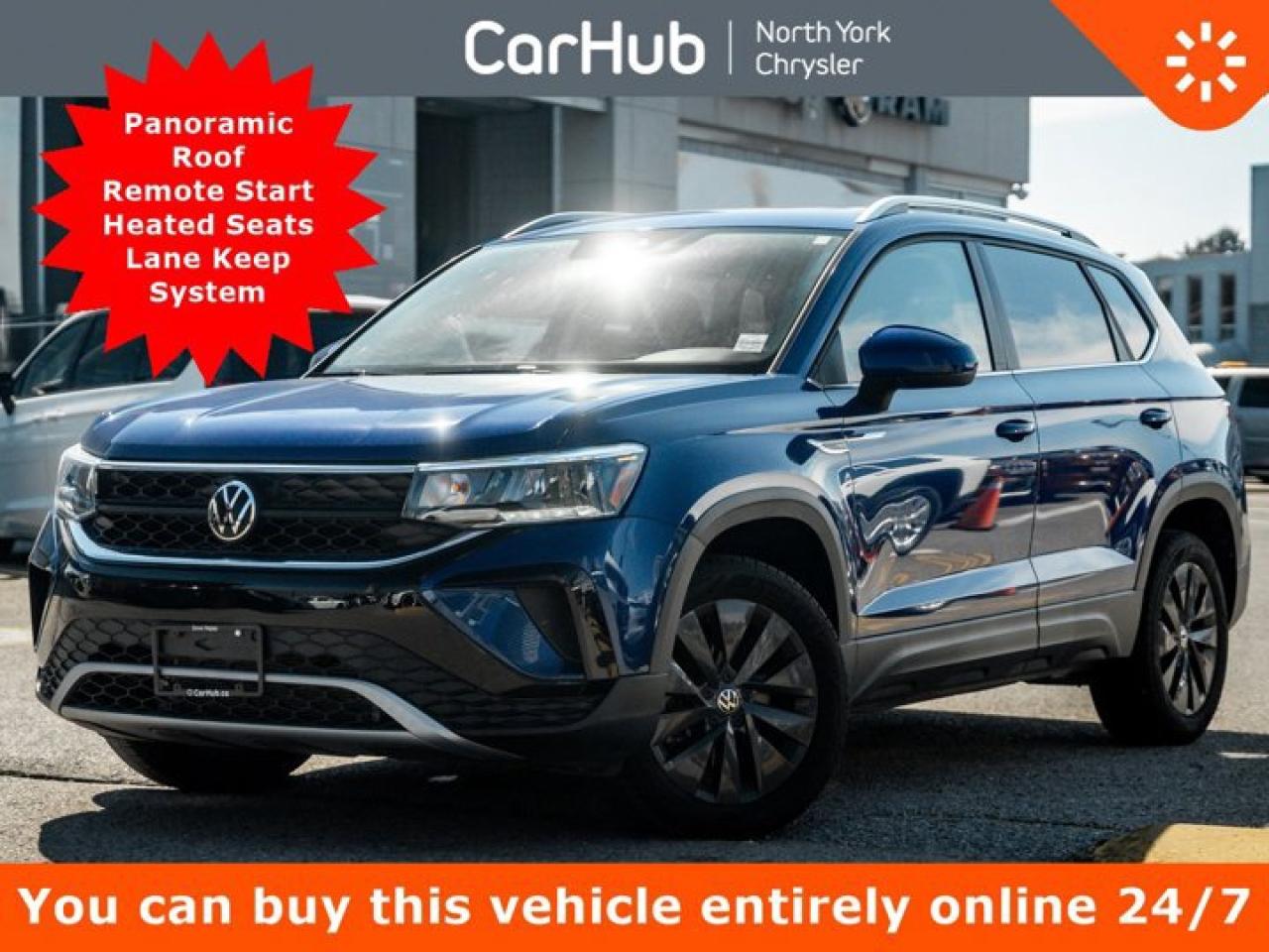Used 2023 Volkswagen Taos Comfortline Panoroof Remote Start Heated Seats Lane Keep for sale in Thornhill, ON