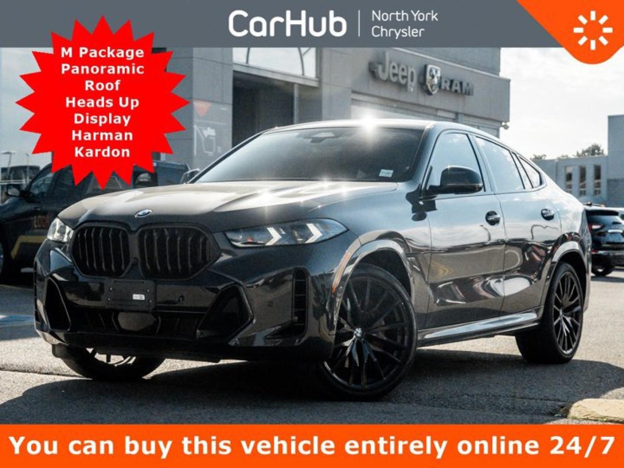 Used 2024 BMW X6 xDrive40i M Package Panoroof Heads Up Display Harman Kardon for sale in Thornhill, ON