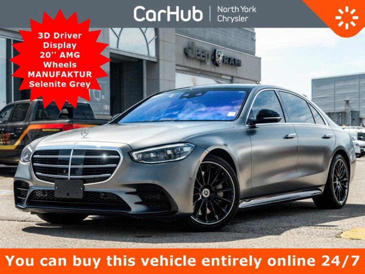 Used 2022 Mercedes-Benz S-Class S 580 3D Driver Display 20'' AMG Wheels Selenite for sale in Thornhill, ON