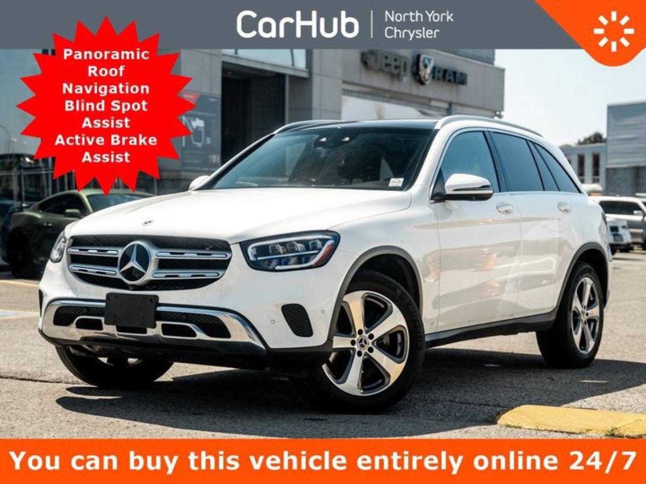 Used 2021 Mercedes-Benz GLC 300 Panoroof Navigation Blind Spot Brake Assist for sale in Thornhill, ON