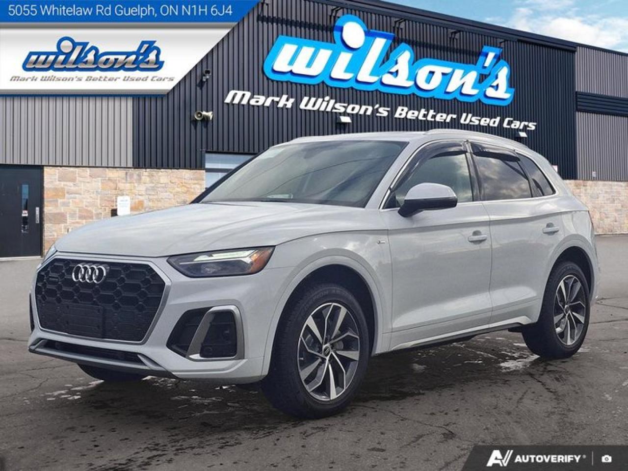 Used 2023 Audi Q5 Progressiv AWD | S-Line | Pano Roof | Leather | Nav | Heated Wheel + Seats | and More ! for sale in Guelph, ON