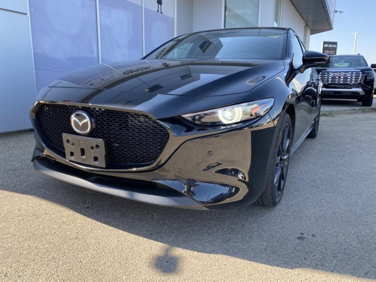 Used 2023 Mazda MAZDA3 Sport GT w/Turbo AWD HB SPORT * SUNROOF * LEATHER * BLACKOUT * for sale in Edmonton, AB