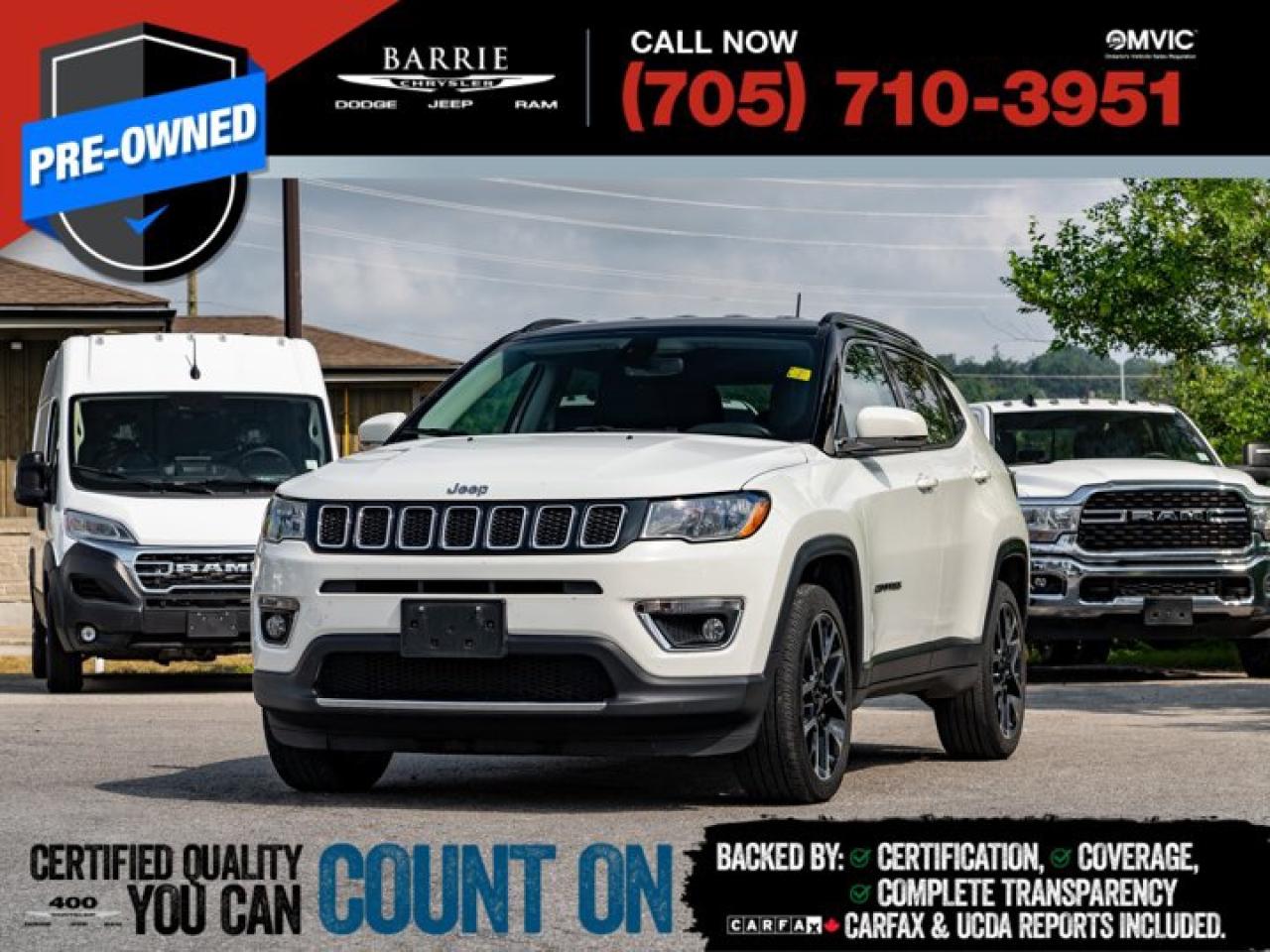 Used 2019 Jeep Compass LIMITED for sale in Barrie, ON
