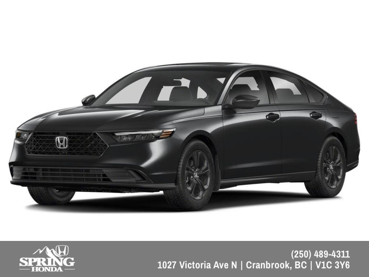New 2025 Honda Accord SE for sale in Cranbrook, BC
