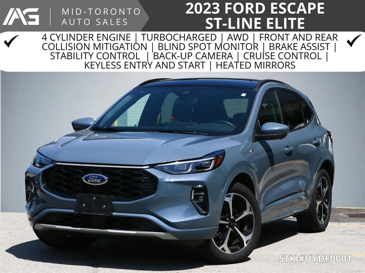 Used 2023 Ford Escape ST-Line Elite AWD for sale in North York, ON