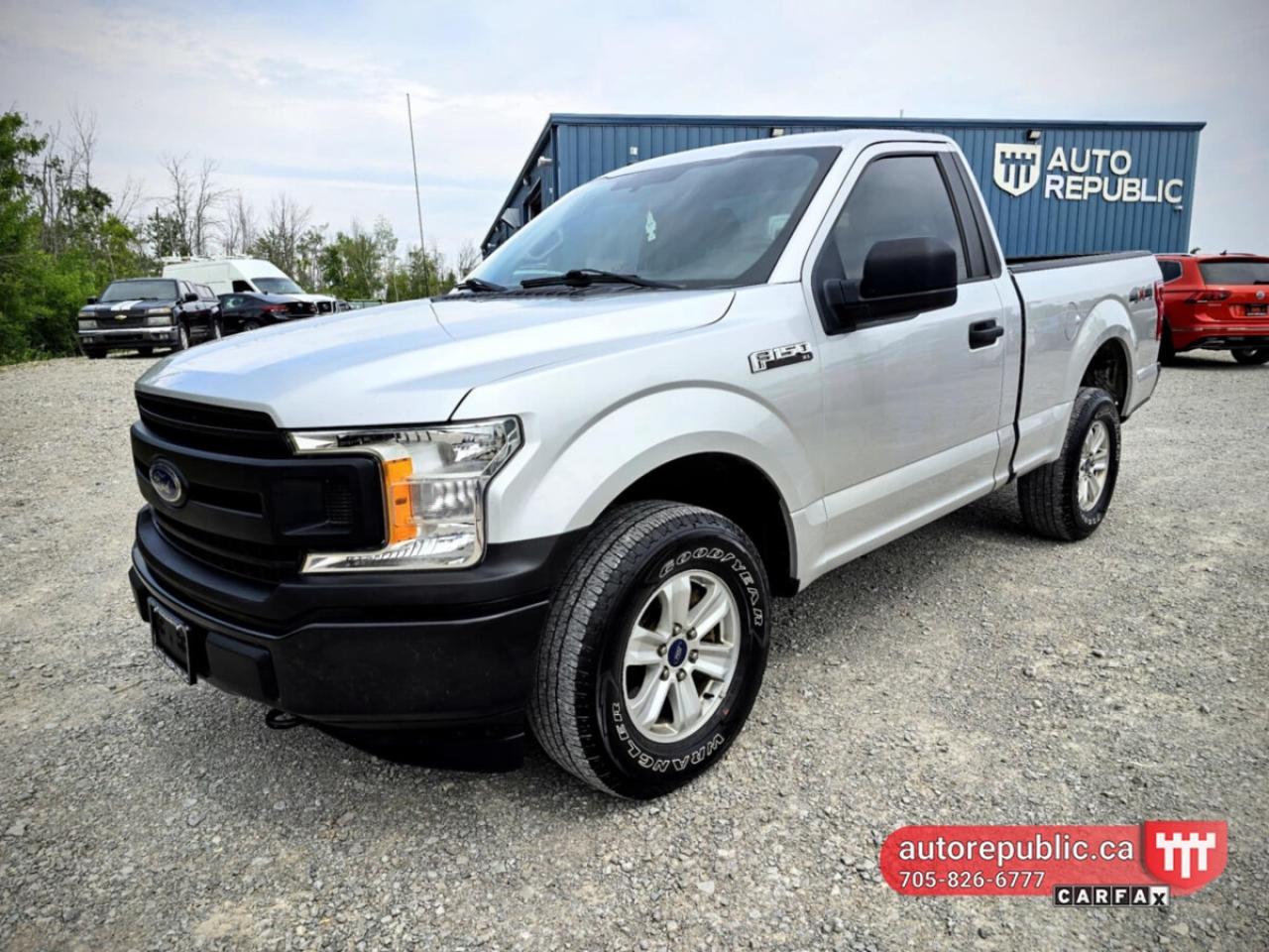 Used 2018 Ford F-150 XL 5.0L V8 4x4 Single Cab Certified Only 136k kms for sale in Orillia, ON