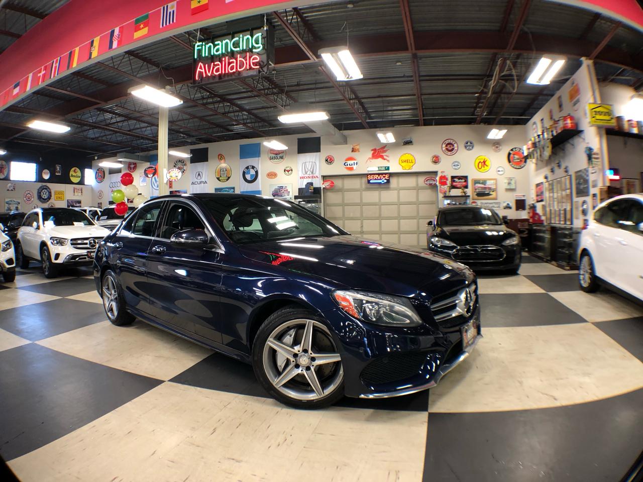 Used 2017 Mercedes-Benz C-Class C 300 AMG 4MATIC LEATHER PAN/ROOF NAVI CAMERA for sale in North York, ON