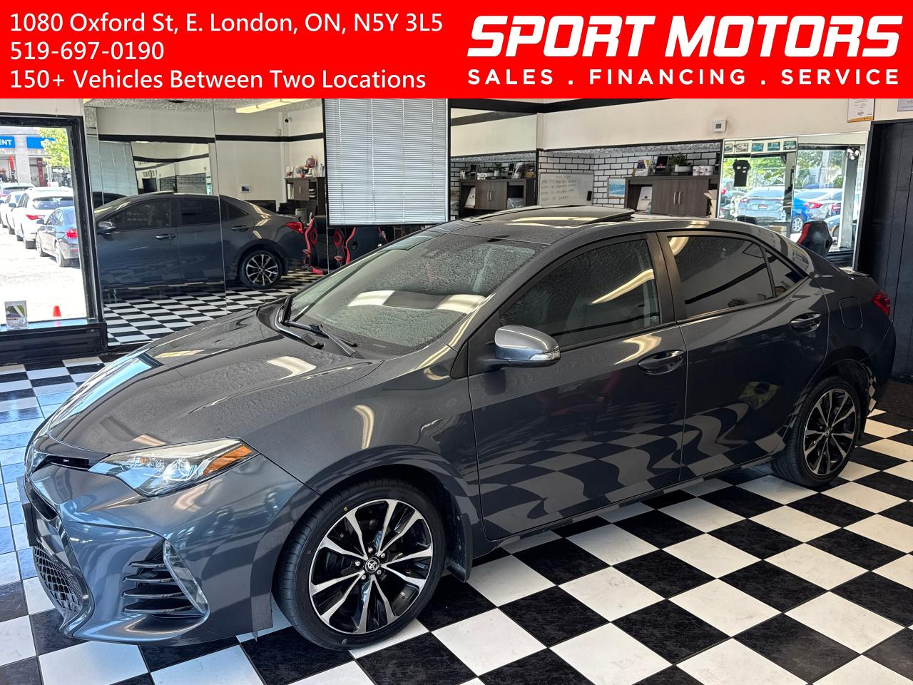 Used 2017 Toyota Corolla SE+Adaptive Cruise+New Tires+Heated Steering for sale in London, ON